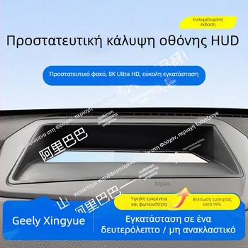 Προστατευτικό πλαίσιο HUD για Geely Xingyue L (ενσωματωμένη έκδοση) – ABS, κάλυμμα σκόνης ταμπλό οργάνων