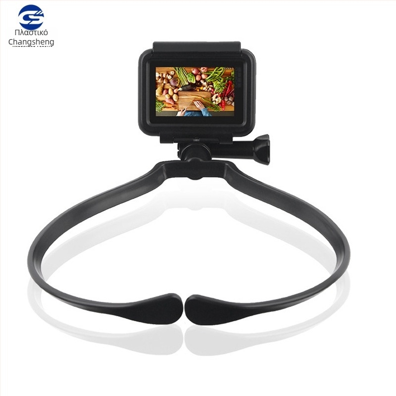 POV στήριγμα λαιμού για κάμερα δράσης με βάση βίντεο και αξεσουάρ – καθολικός; κατάλληλο για αυτοκίνητο, αθλήματα, ζωντανές μεταδόσεις και λήψεις σε εξωτερικούς χώρους; υλικό: πλαστικό + μεταλλικά εξαρτήματα