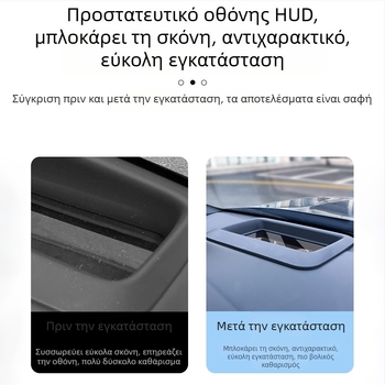 Κάλυμμα προστασίας HUD για Mercedes‑Benz GLS/GLE (2021–2024), ανθεκτικό στη σκόνη και στις γρατσουνιές