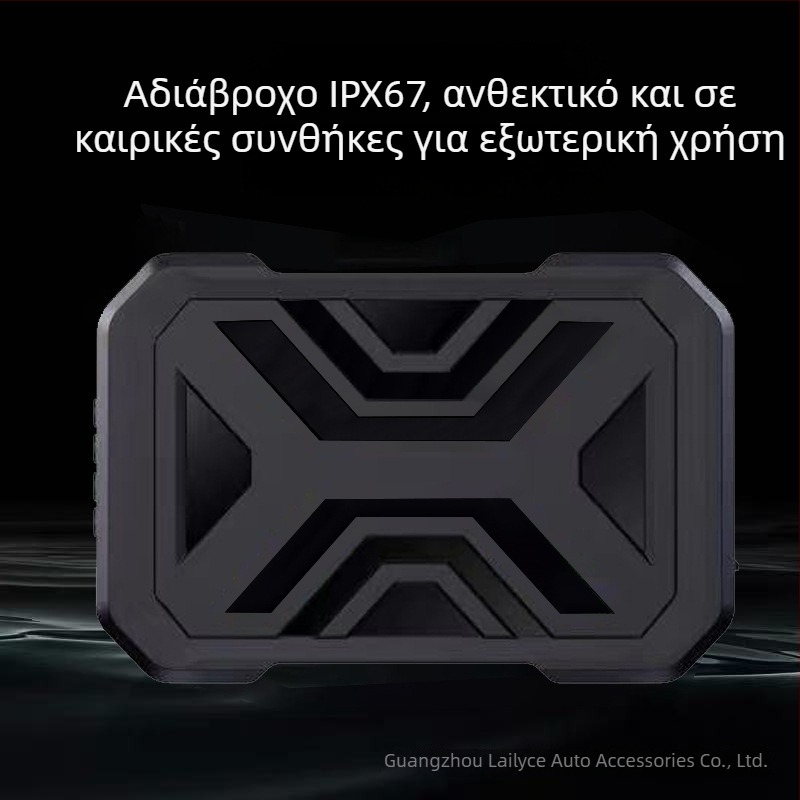 Dash Cam μοτοσικλέτας εμπρός-πίσω, 1080p διπλής εγγραφής, ευρυγώνιο 140°, υποστηρίζει microSD έως 128GB, DC 12–72V