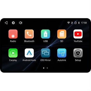 Μονάδα πολυμέσων αυτοκινήτου MP5 με CarPlay, Android Auto και Bluetooth, OLED οθόνη, μοντέλο 8268k