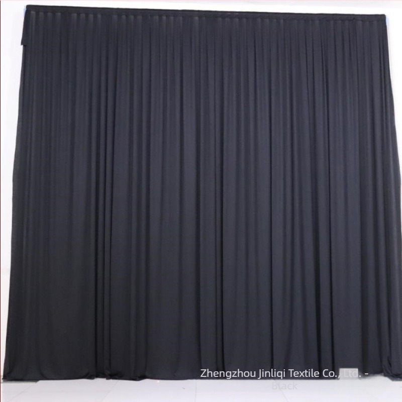 Κουρτίνα φόντου γάμου, πολυεστερικό ύφασμα με μετάξι γάλακτος, χειροποίητο, διακόσμηση σκηνής