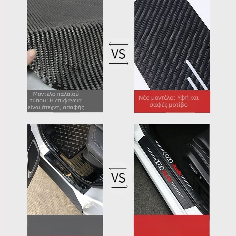 Λωρίδα προστασίας πόρτας αυτοκινήτου με αντισύγκρουση, διακοσμητικό φινίρισμα με εφέ δέρματος (Μάρκα: Fannkou; Τύπος: Λωρίδα αντισύγκρουσης; Σχήμα: Άλλο)