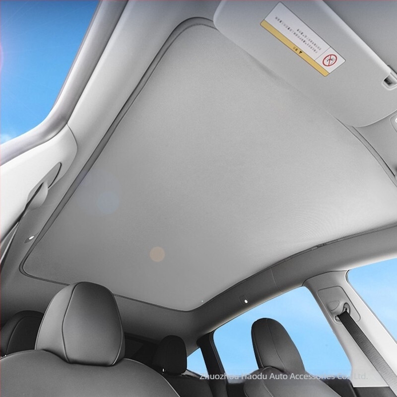Hedu αντηλιακή σκίαση οροφής αυτοκινήτου για Zeekr 001/007 GT, πολυεστέρας, εγκατάσταση με κλικ, θερμομονωτικό κάλυμμα οροφής