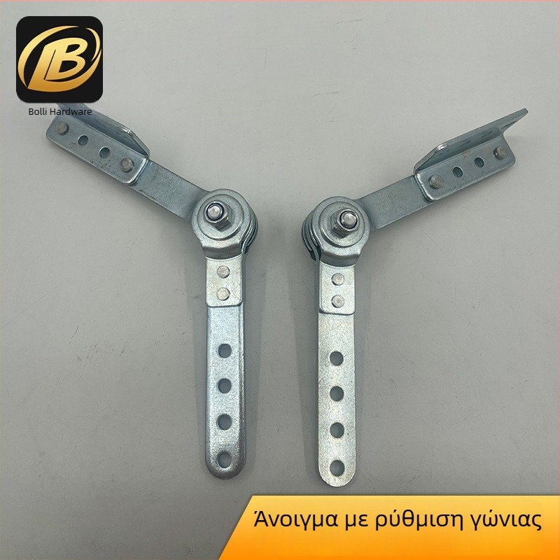 Stepless hinge για κεφαλόστηση καναπέ – χάλυβας θερμής κύλισης, σφυρηλάτηση, κατάλληλο για μαλακούς καναπέδες και καναπέ‑κρεβάτια, γαλβανισμένο φινίρισμα