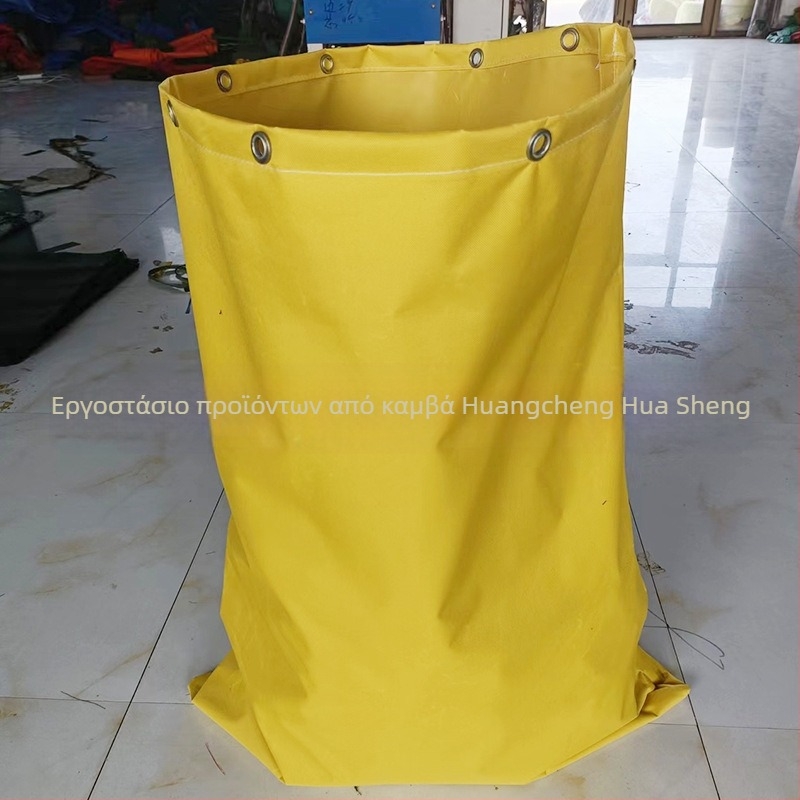 Απόρρητη τσάντα εγγράφων για αποθήκευση, καμβάς με κορδόνι κλεισίματος, κατασκευή με βάση και πλευρικά πάνελ, προσαρμοζόμενη τσάντα μεταφορών από Huasheng Canvas