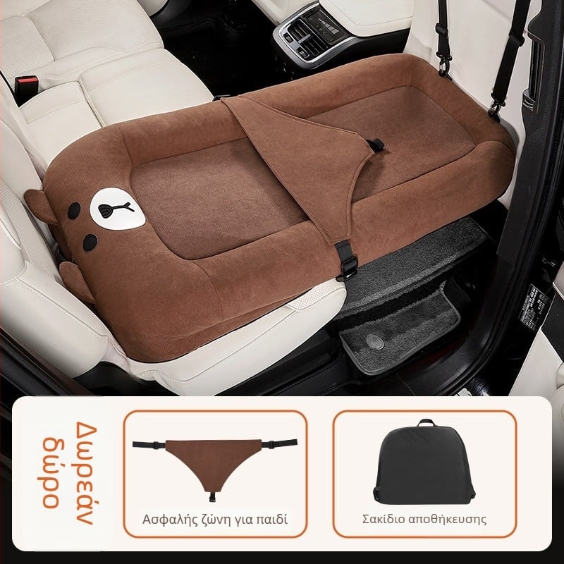 Κρεβατάκι ύπνου αυτοκινήτου για μωρά — καθολικός τύπος, αναδιπλούμενο, βάρος 3.14 kg, μέγιστο φορτίο 20 kg, κατάλληλο για αυτοκίνητα, λεωφορεία, τρένα υψηλών ταχυτήτων και αεροπλάνα