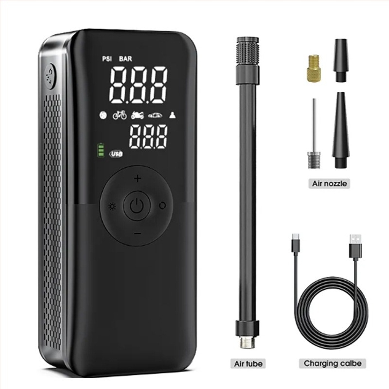 Αντλία αέρα αυτοκινήτου με έναν κύλινδρο, ασύρματη τροφοδοσία, 5V, 25 L/min, πάνω από 20 λεπτά λειτουργίας