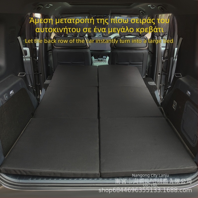 Μαξιλάρι κρεβάτι αυτοκινήτου για SUV στο πίσω χώρο αποσκευών — φορητό και αναδιπλούμενο, Oxford ύφασμα, χωρητικότητα φόρτωσης 800, χωρίς φούσκωμα