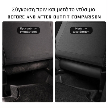 Προστασία πλάτης καθίσματος για Suzuki Jimny Nomade 2019-2025, πενταθέσιο — Όλες οι εποχές, φιλικό προς το περιβάλλον PVC με επένδυση συνθετικού δέρματος
