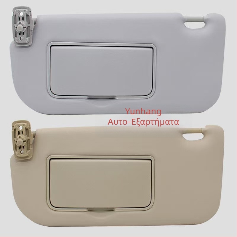 Ηλιοπροστασία αυτοκινήτου Kia Sportage 2005-2015 με κοσμητικό καθρέπτη, εγκατάσταση Snap-On, εκτύπωση λογότυπου, μινιμαλιστικό στυλ