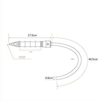 Πολυχρηστικό εργαλείο άμυνας με θραύστη παραθύρων αυτοκινήτου — σωτήριο εργαλείο διαφυγής, κράμα αλουμινίου-μαγνησίου, 235 g, προσαρμόσιμο σχέδιο, αδειοδοτημένη ιδιωτική ετικέτα
