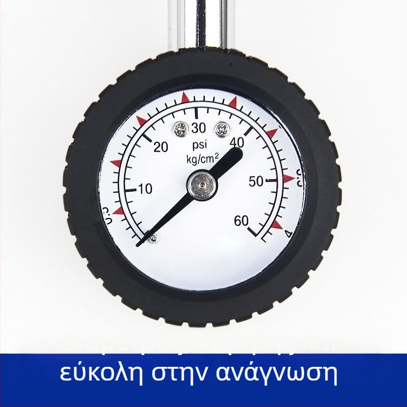 Χειροκίνητος μετρητής πίεσης ελαστικών αυτοκινήτου – με λειτουργία εκφόρτισης, ABS μεταλλική κατασκευή, ένδειξη PSI, μοντέλο 6025