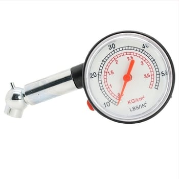 Προσαρμοζόμενος ψηφιακός μετρητής πίεσης ελαστικών αυτοκινήτου, μεταλλικό σώμα, ένδειξη σε kg/cm2, χωρίς οπίσθιο φωτισμό