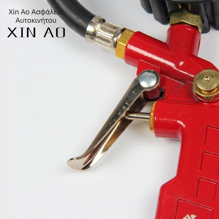 Xin Ao πολυλειτουργικός μετρητής πίεσης ελαστικών με ένδειξη σε kPa, πλαστικό-μεταλλικό σώμα