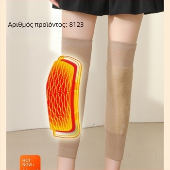 Γόνατα επιθέματα με Mink Velvet – Θέρμανση σε σταθερή θερμοκρασία, Αποθήκευση θερμότητας, Αντιολισθηρά, Ελαστικά