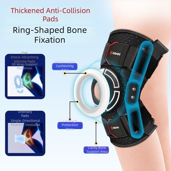 Banban ni Ιατρικού επιπέδου ορθωτικό γόνατος από πολυεστερικό ύφασμα, προστασία γόνατος για ορειβασία, καθολική εφαρμογή