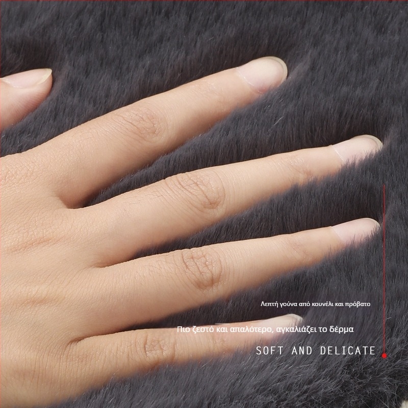 Προστατευτικό γονάτου με θέρμανση και μαλλί προβάτου, με κορδόνια, αντιολισθητικό, παχύτερη ζεστή προστασία για ενήλικες