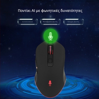 Οπτικό ενσύρματο ποντίκι USB, 800 DPI, 3 κουμπιά, εργονομικός σχεδιασμός