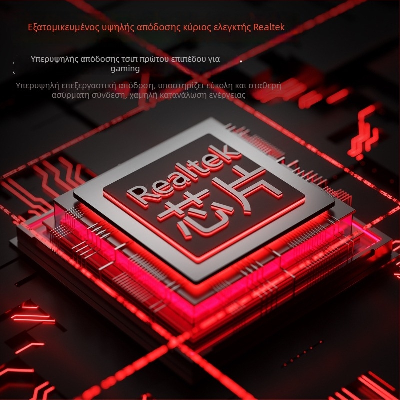 Wolf Spider V9 ποντίκι παιχνιδιών – τρεις λειτουργίες: ασύρματο 2.4G/Bluetooth και ενσύρματο, 6 κουμπιά, DPI 800–10000, 1.5 m καλώδιο, Plug-and-Play