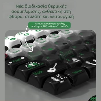 MOA θεματικά καλύμματα πλήκτρων, εξατομικευμένα, PBT sublimation, ανθεκτικά στη φθορά, συμβατά με μηχανικά πληκτρολόγια, 1 έτος εγγύηση