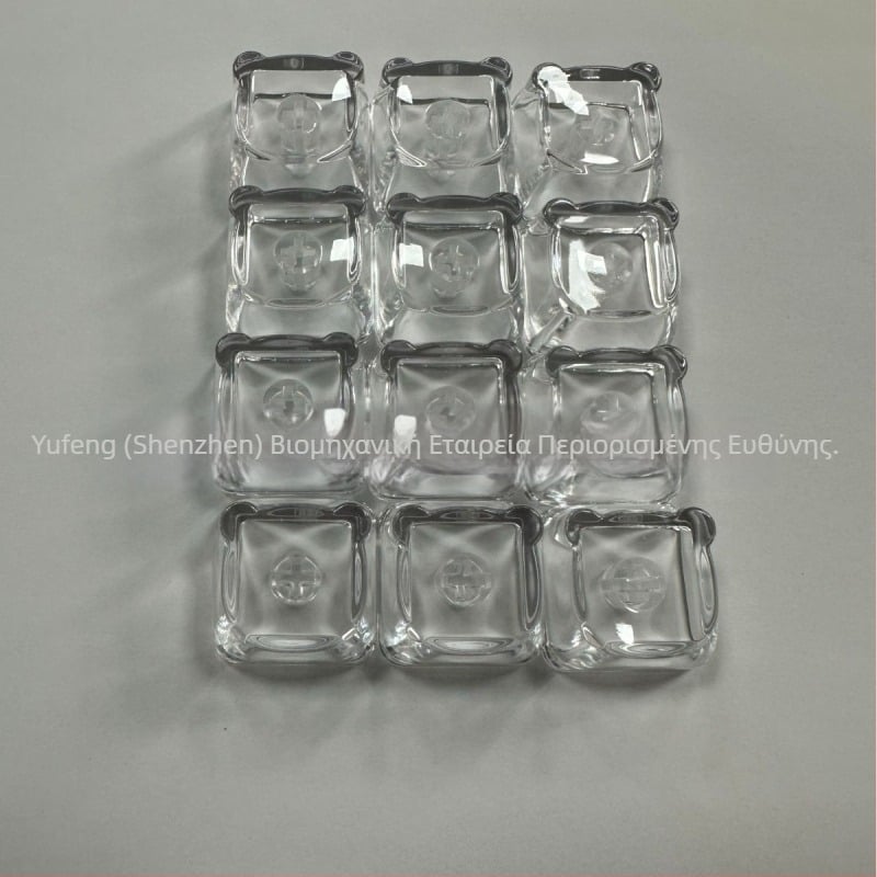 Εξατομικευμένο καπάκι πληκτρολογίου με σχέδιο Panda Head, διαφανές υλικό PC, συμβατό με MOA μαγνητικό διακόπτη, συμβατό με καθολικά μηχανικά πληκτρολόγια