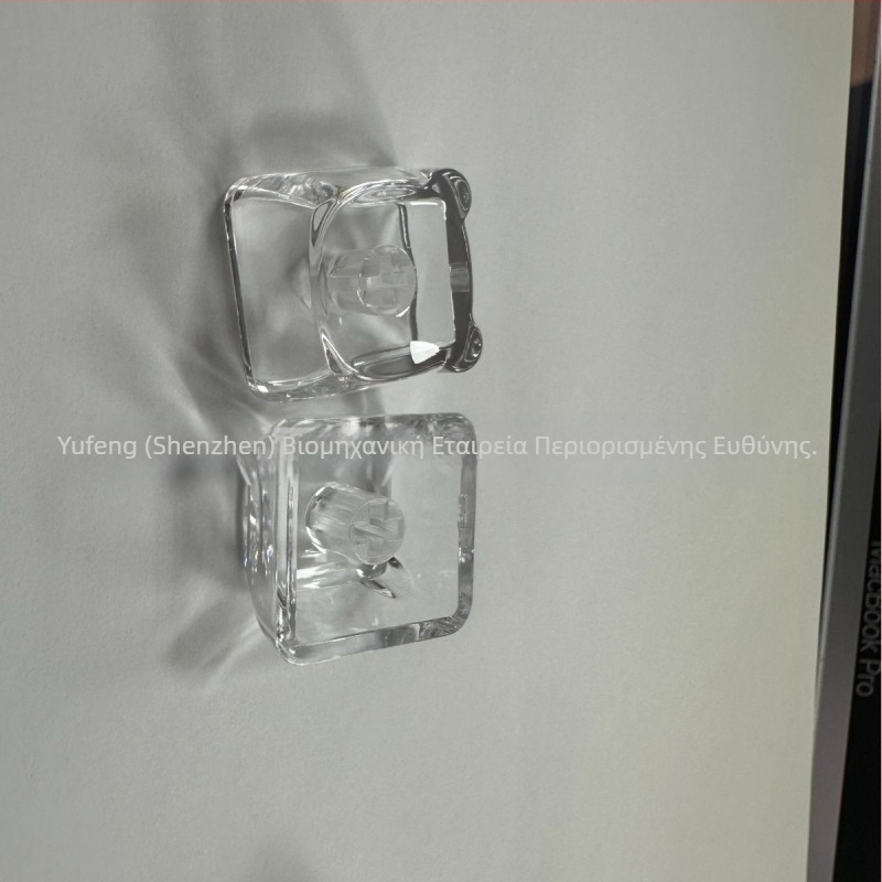 Εξατομικευμένο καπάκι πληκτρολογίου με σχέδιο Panda Head, διαφανές υλικό PC, συμβατό με MOA μαγνητικό διακόπτη, συμβατό με καθολικά μηχανικά πληκτρολόγια