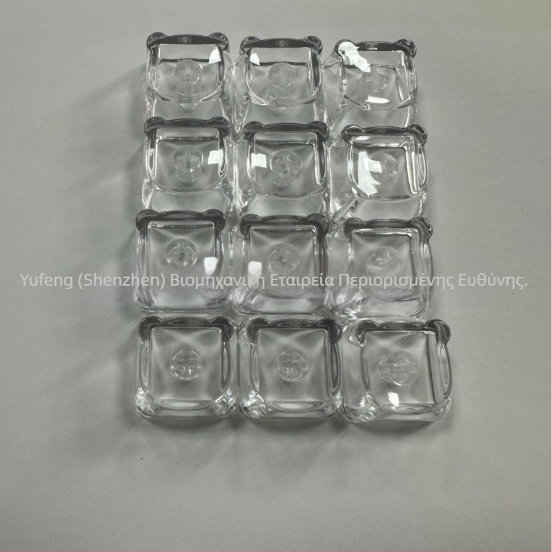 Εξατομικευμένο καπάκι πληκτρολογίου με σχέδιο Panda Head, διαφανές υλικό PC, συμβατό με MOA μαγνητικό διακόπτη, συμβατό με καθολικά μηχανικά πληκτρολόγια