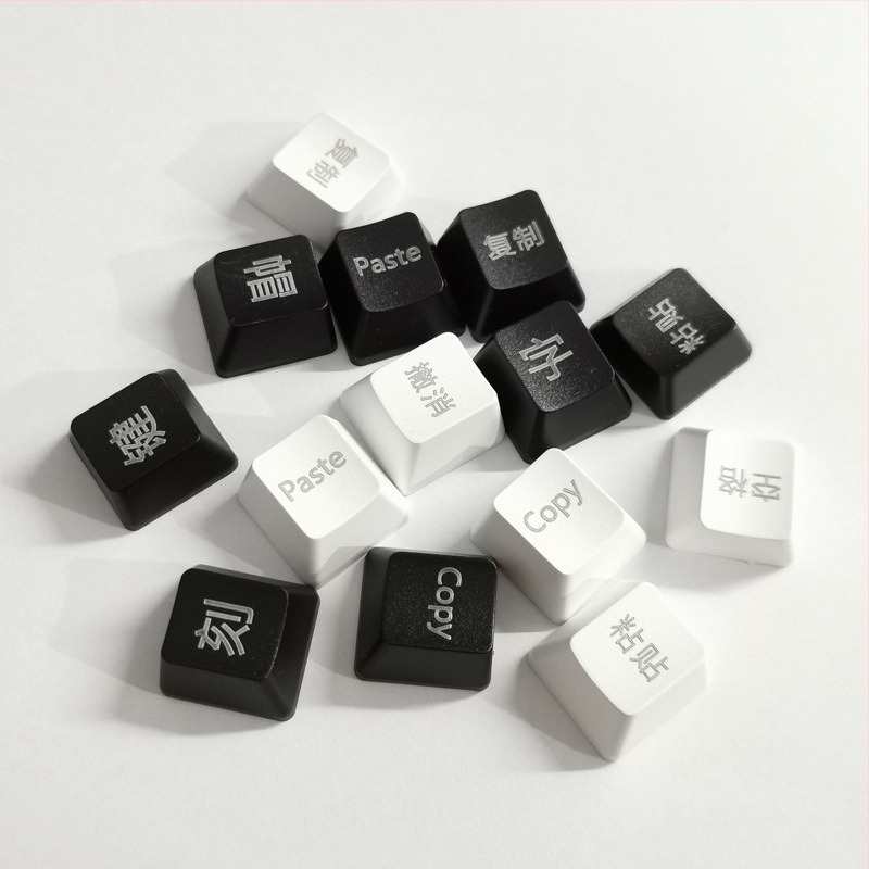 Καλύμματα πλήκτρων ABS για πληκτρολόγιο με χαρακτική λέιζερ, πλήρες σετ 104 πλήκτρων, προσωποποιημένη χαρακτική, συμβατό με K1–K12 (R3)