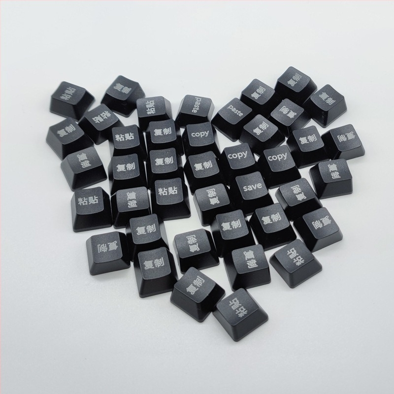 Καλύμματα πλήκτρων ABS για πληκτρολόγιο με χαρακτική λέιζερ, πλήρες σετ 104 πλήκτρων, προσωποποιημένη χαρακτική, συμβατό με K1–K12 (R3)