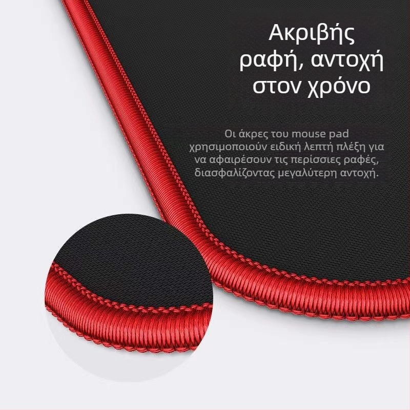 Pad ποντικιού με ραμμένο άκρο, φυσικός καουτσούκ, μοντέλο 5435, προσαρμογή ανά δείγμα ή σχέδια