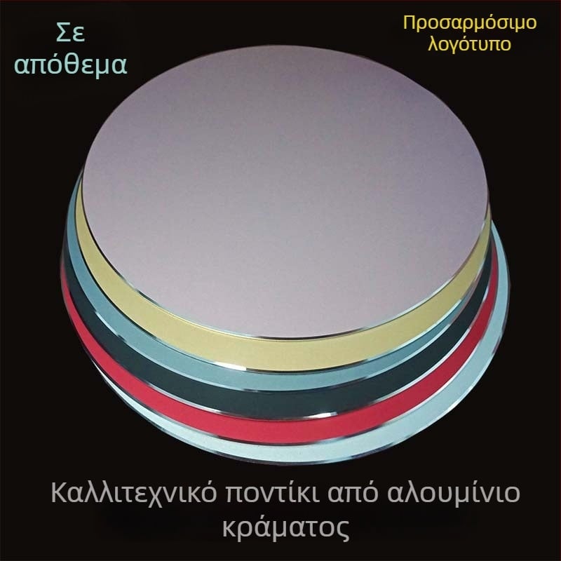 Συμπαγές μεταλλικό πατάκι ποντικιού, αντιολισθητικό, μονόπλευρο, μηχανική κατεργασία, δυνατότητα εκτύπωσης λογοτύπου