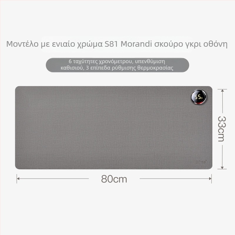 Θερμαινόμενη επιτραπέζια επιφάνεια Xinke με πρίζα, 220V, 80W, ηλεκτρική μεμβρανική θέρμανση, PVC κατασκευή, ευφυής έλεγχος θερμοκρασίας