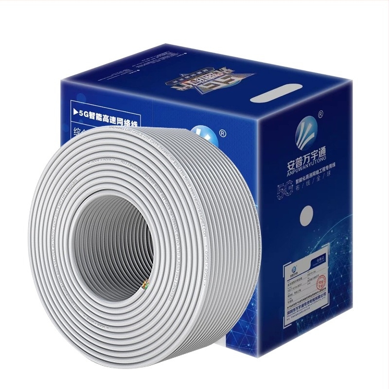 Cat5e καλώδιο δικτύου, μη θωρακισμένο, 8 πυρήνες, μήκος 300 m, οξυγονο-ελεύθερος χαλκός