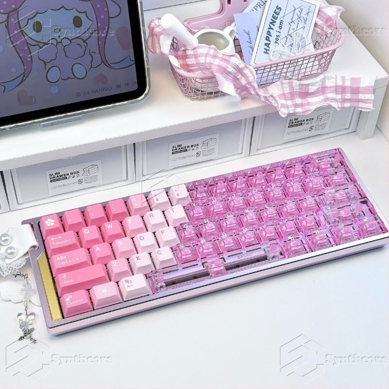 Synthcore μηχανικό πληκτρολόγιο, ABS υλικό, ενσύρματο, έως 87 πλήκτρα, μηχανικοί διακόπτες