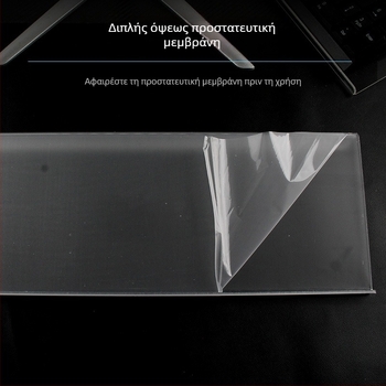 Θήκη πληκτρολογίου με αυξομείωση — Διαφανής ακρυλικός κρεμαστός ράφι για επιτραπέζιο υπολογιστή με κεκλιμένο δίσκο