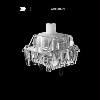 Gateron Jade Air μαγνητικός διακόπτης πληκτρολογίου με διαφανή περίβλημα, σφραγισμένο κάτω μέρος, HiFi ήχος για παιχνίδια