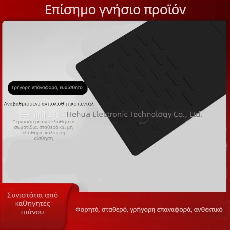 BH-1001 Πετάλι Διατήρησης για Ηλεκτρονικό Πιάνο, Πληκτρολόγιο και MIDI Συνθετήρα