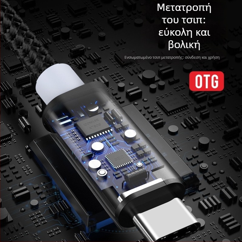 OTG προσαρμογέας USB-C, καλώδιο δεδομένων για κινητό/Tablet, αναγνώστη καρτών και U disk — Μοντέλο F5, Patch Cord, USB Extension HUB, 2022