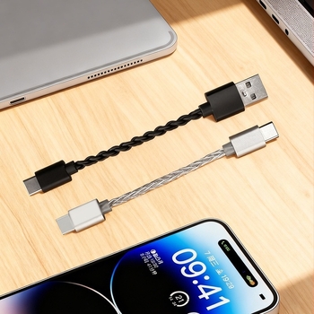 Καλώδιο προσαρμογέα OTG – μοντέλα OT01 (C-to-A) και OT02 (C-to-C), πυρήνας καλωδίου με επικάλυψη ασημιού, OTG διεπαφή, ταχύτητα μεταφοράς δεδομένων 35