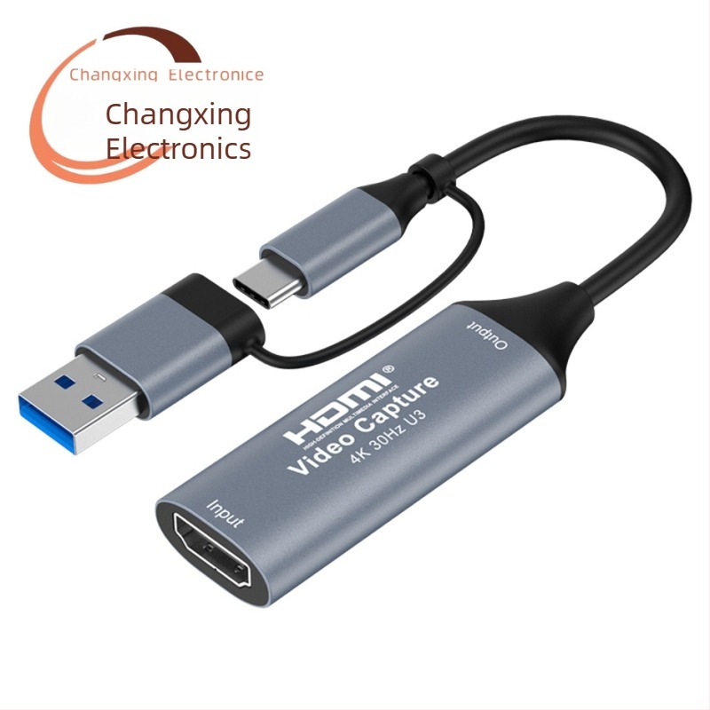 Κάρτα καταγραφής USB-C με HDMI είσοδο, USB 3.0, συμβατή με Windows, έξοδος 1080p30