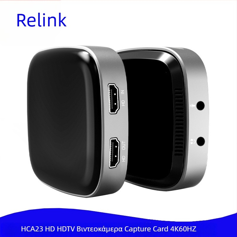 Κάρτα εγγραφής βίντεο HDMI προς USB-C 3.1, 4K60Hz, τσιπ ITE9323, μοντέλο RL-HCA23-1, συμβατή με όλα τα λειτουργικά συστήματα