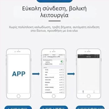 Έξυπνη κάμερα παρακολούθησης 1080p, φακός 3.6mm, εμβέλεια 10–30 μ, έλεγχος μέσω εφαρμογής, εσωτερική χρήση