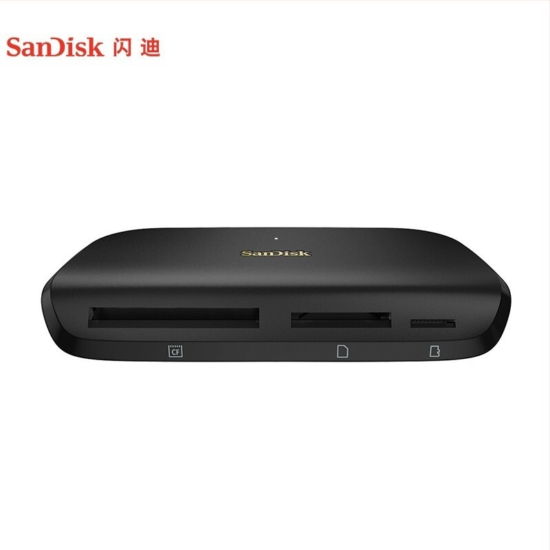 SanDisk SDDR-A631 Type-C 3-in-1 Αναγνώστης Καρτών CF/SD/TF – Εξωτερικός, USB 2.0, Συμβατός με Windows 7