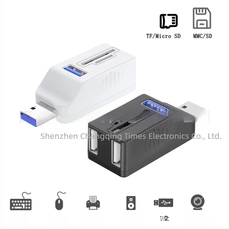 USB 3.0 HUB με αναγνώστη SD/TF — 5 σε 1 λειτουργία (μοντέλο 334)
