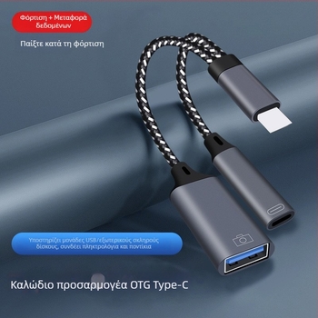 Type-C 2-σε-1 OTG αντάπτορας για iPad Pro - υποστήριξη USB μνήμης, ποντίκι και αναγνώστη καρτών