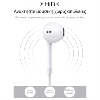 Xu yan In-ear ενσύρματα ακουστικά με Type-C διεπαφή, για iPhone 15/16, αυθεντικά, παραμετροποιήσιμα