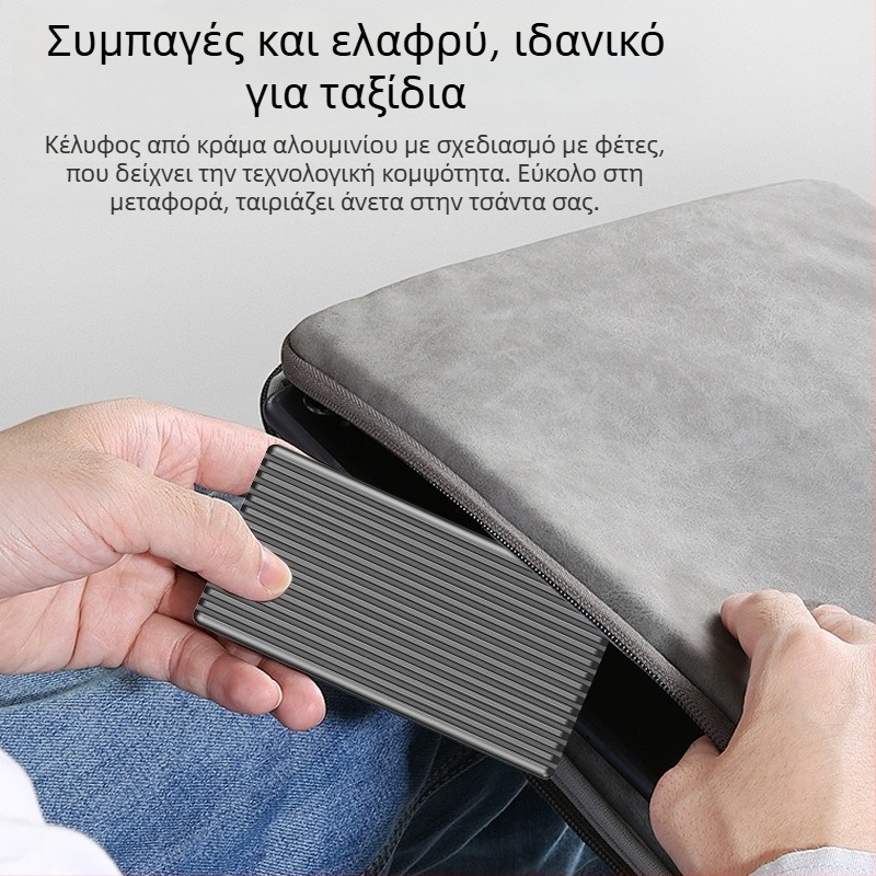 Θήκη SSD USB4 M.2 NVMe με Thunderbolt 4/3, κράμα αλουμινίου, 8TB, 40Gbps