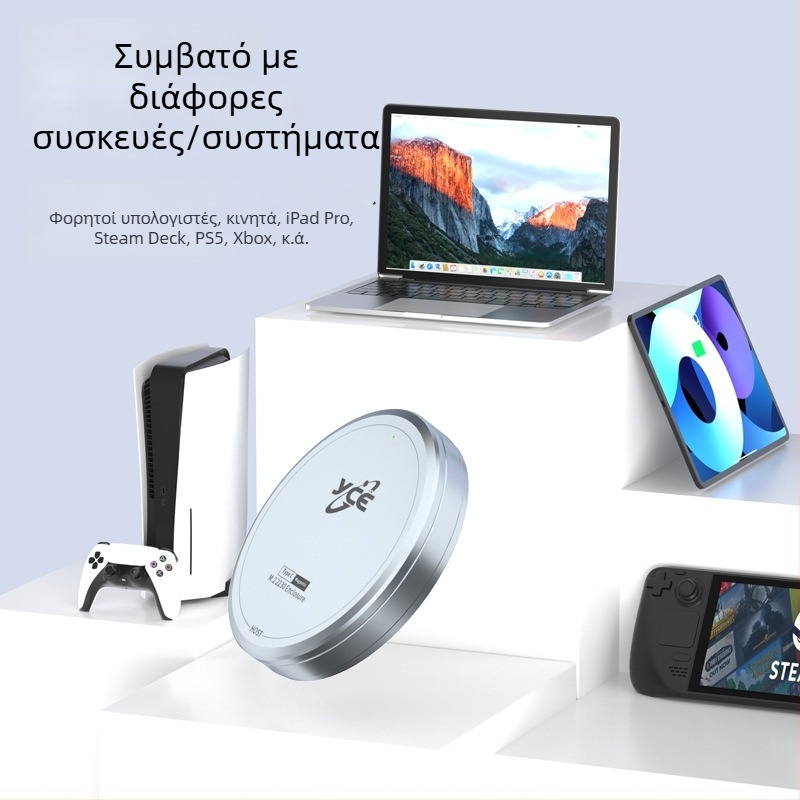 Εξωτερικό περίβλημα M.2 NVMe με μαγνητική στερέωση, συμβατό με SSD 2230/2242, USB-C 10Gbps