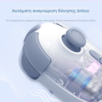 Memo MB03 Ασύρματος ελεγκτής παιχνιδιών με Type-C, ανάδραση δόνησης/Force Feedback, λειτουργία One-Click Gun, συμβατός με Android, iPhone και tablets